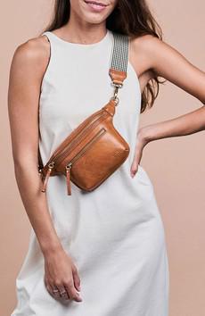 Beck's Bum tas Cognac Stromboli Leather via Sophie Stone