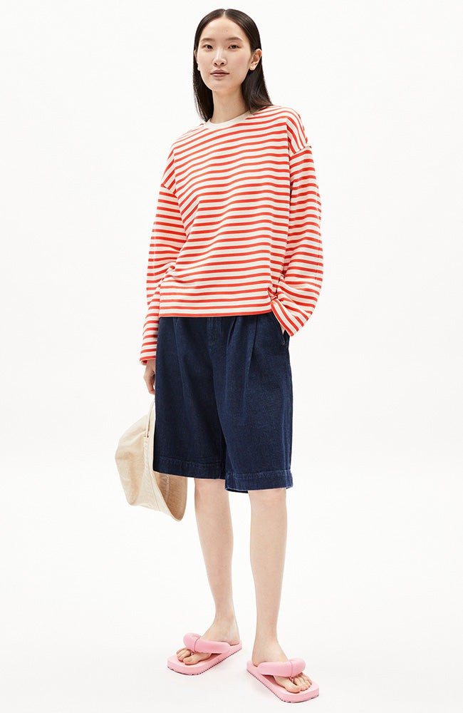 Frankaa stripe trui poppy from Sophie Stone