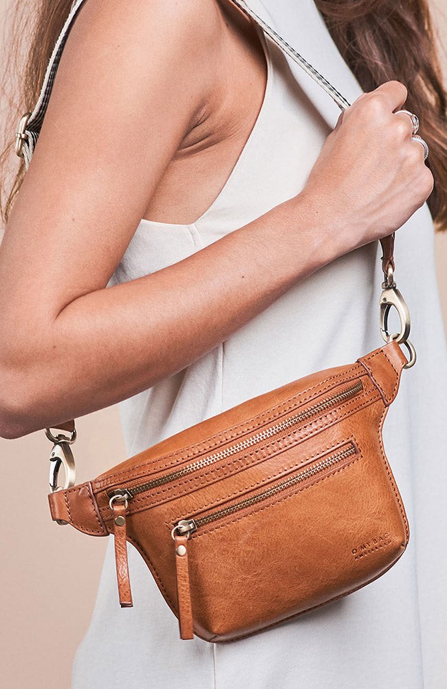 Beck's Bum tas Cognac Stromboli Leather from Sophie Stone