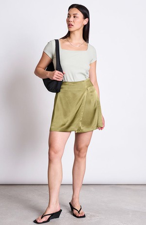 Filio mini skirt woody olive from Sophie Stone