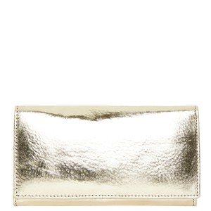 Gold Leather Multi Section Purse from Sostter