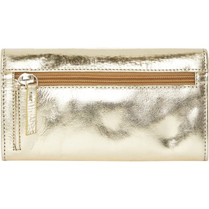 Gold Leather Multi Section Purse from Sostter
