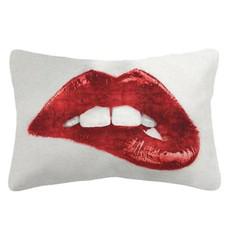 Bite Your Lips Rectangular Cushion Pillow | Bnbny via Sostter