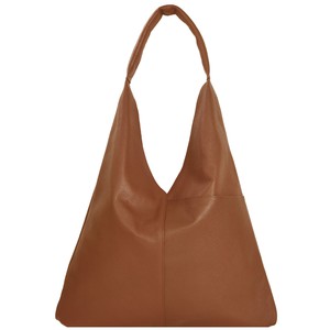 Tan Boho Leather Bag from Sostter