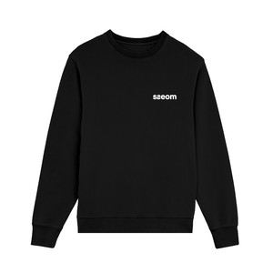 KOREAN PALACE BLACK CREWNECK from SSEOM BRAND