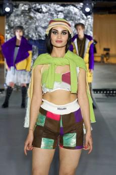 Cheeky Patchwork Croptop via Stephastique