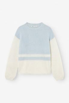 Knitted sweater with block stripes via STORY OF MINE