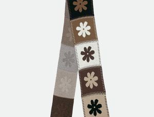 Flower patchwork scarf from Studio Selles