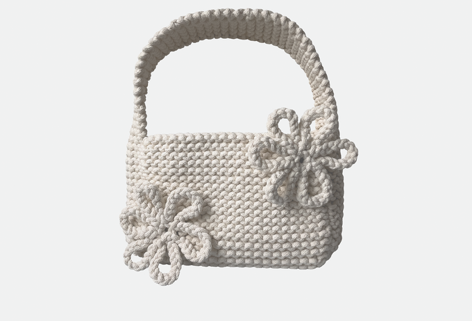 Chunky flower bag from Studio Selles