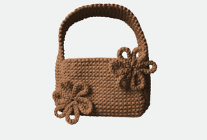 Chunky flower bag from Studio Selles