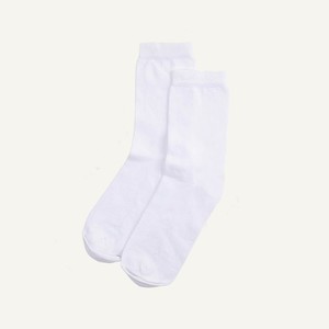 Organic Cotton Crew Sock in Salt from Subset