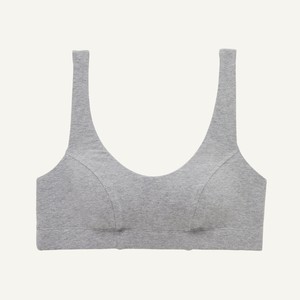 Organic Cotton Scoop Bralette in Lunar from Subset