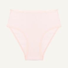 Organic Cotton High-Rise Brief in Quartz via Subset