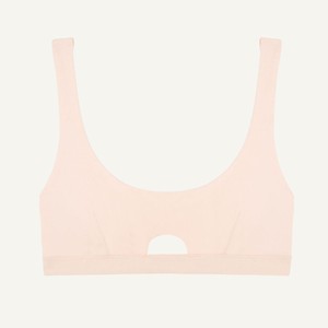 Organic Cotton Keyhole Soft Bra in Quartz from Subset