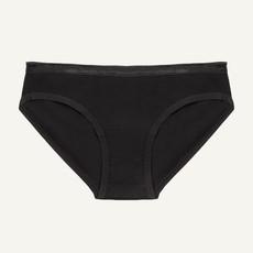 Organic Cotton Low-Rise Brief in Carbon via Subset