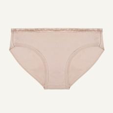 Organic Cotton Low-Rise Brief in Stone via Subset