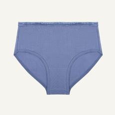 Organic Cotton Mid-Rise Brief in Gale via Subset