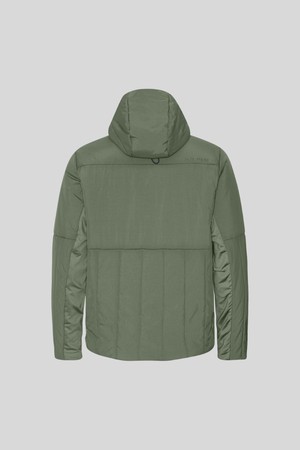 Lund Padded Jacket GeoMap Lark Green from Superstainable