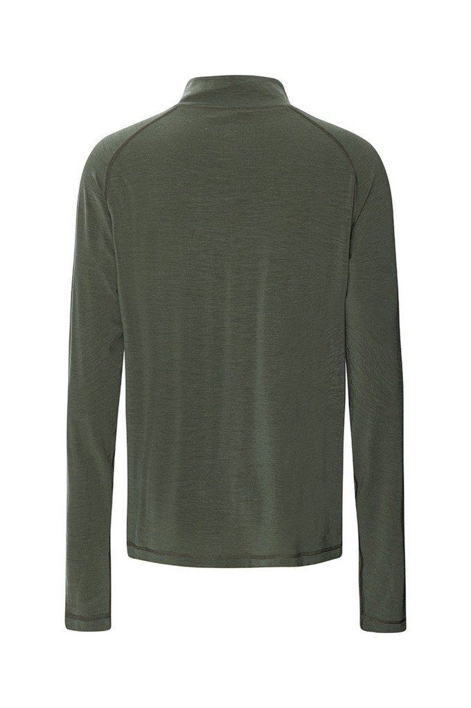 Superino Alling Half Zip Lark Green from Superstainable