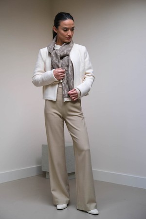 Ziggy Broek | Coolwool Beige from Sûr Atelier