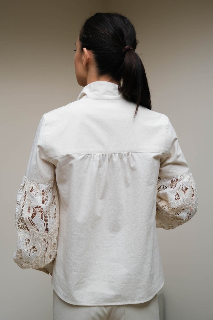 Enaz Blouse | Katoen Broderie from Sûr Atelier