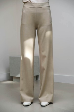 Ziggy Broek | Coolwool Beige from Sûr Atelier