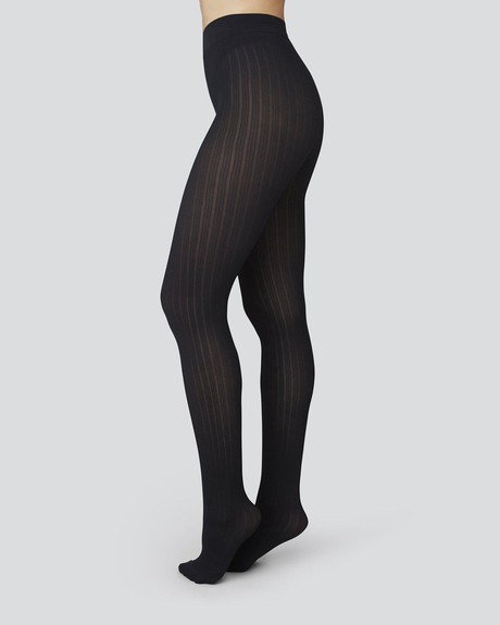 Alma Rib Tights from Swedish Stockings