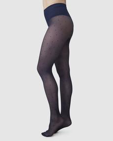 Doris Dots Tights via Swedish Stockings