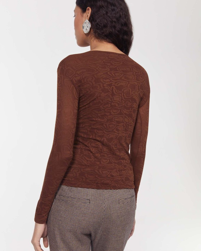 Rodebjer Henna Swirl Top from Swedish Stockings