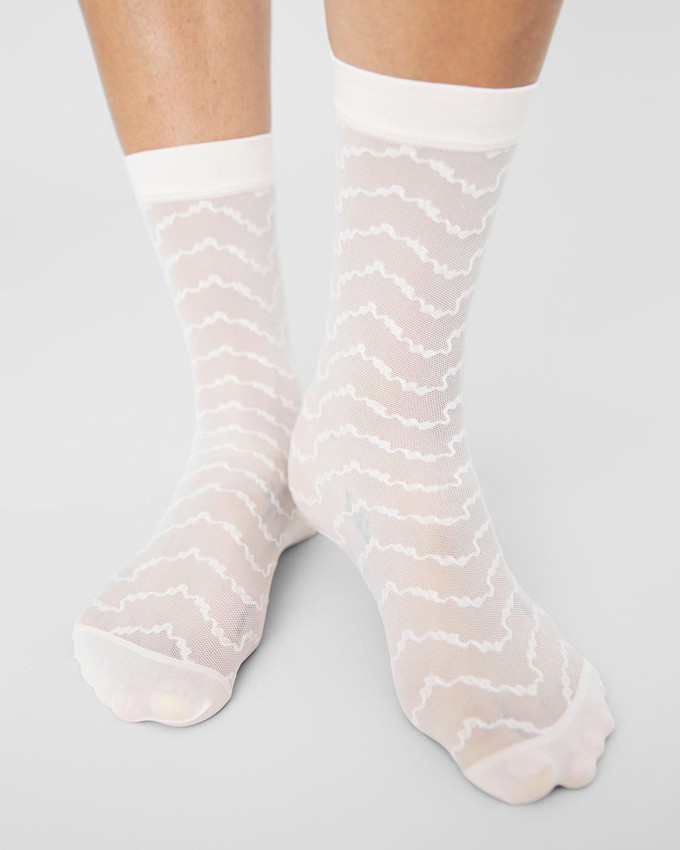 Mila Ruffle Socks from Swedish Stockings