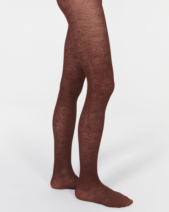 Rodebjer Callie Swirl Tights from Swedish Stockings