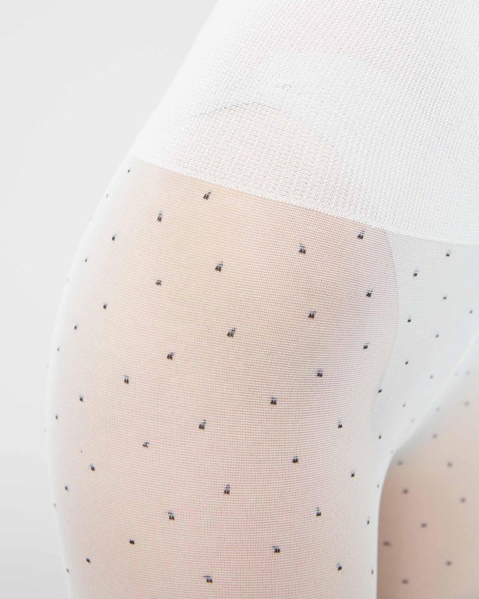 Eira Petite Dots Tights from Swedish Stockings