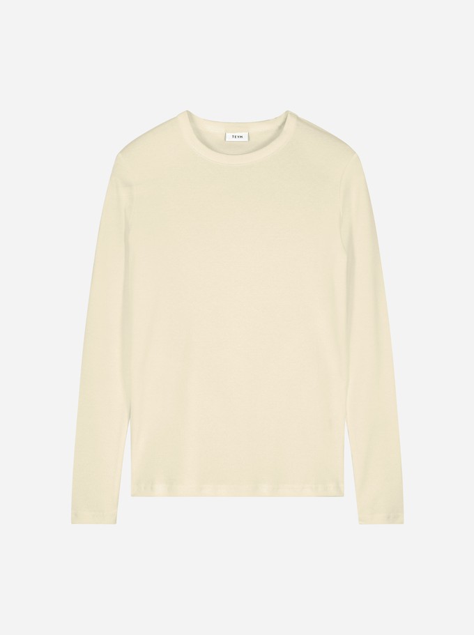 The Longsleeve T-Shirt – Off-White from TEYM