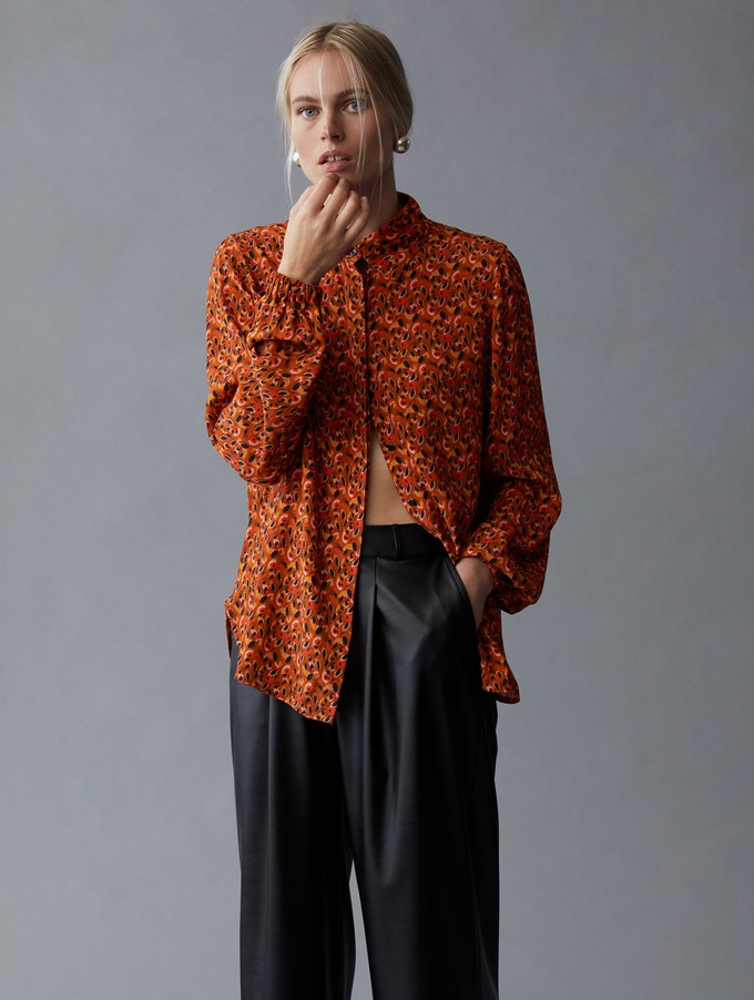 Blouse Dina Rusty Orange from The Blind Spot