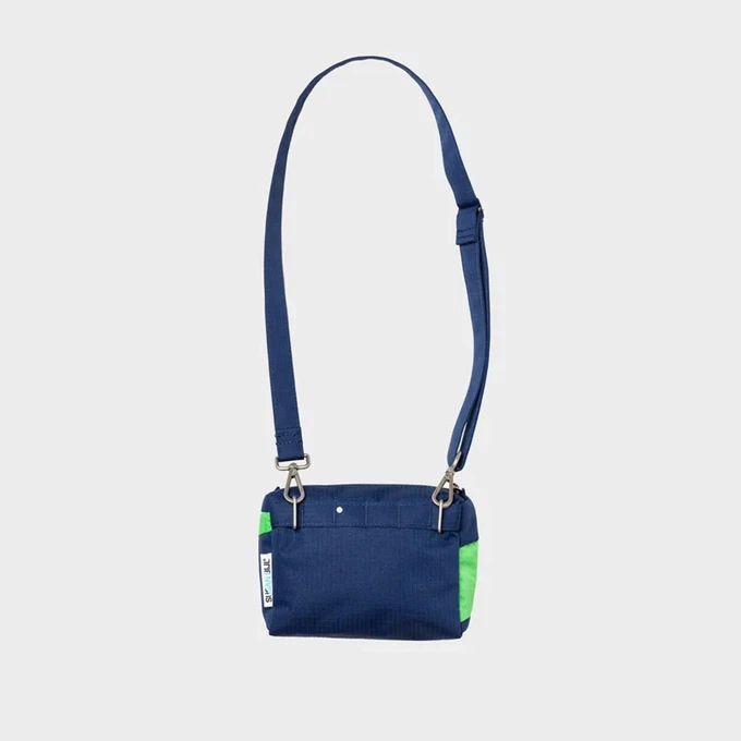 Susan Bijl | The New Bum Bag Navy & Greenscreen Small from The Blind Spot