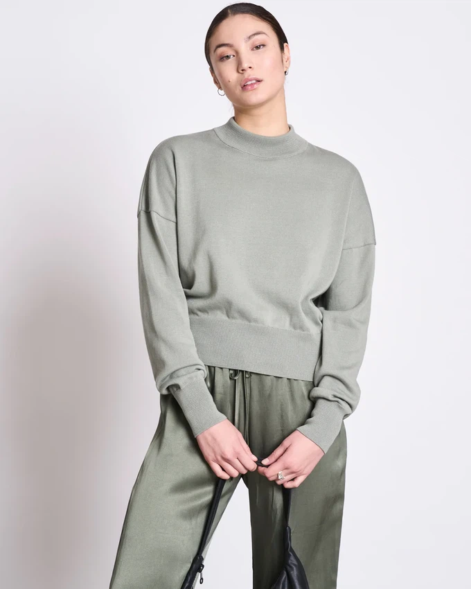 Trui Jumper Yin Muted Sea Spray from The Blind Spot