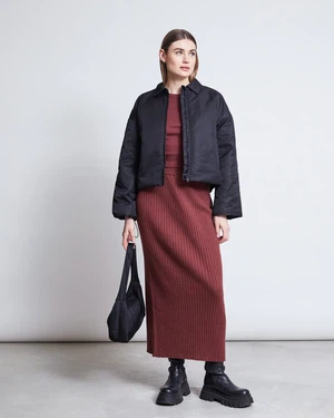 Midi Rok Ebba Intense Rust from The Blind Spot