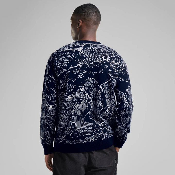 Sweater Mora Mountain Horizon Navy from The Blind Spot