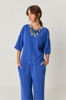 Top Maita Indigo Blauw via The Blind Spot