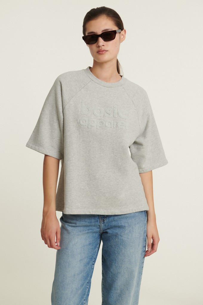 Sweater Adele Tee Grey Melange from The Blind Spot