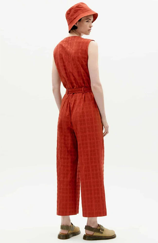 Jumpsuit Winona Rood Geruit from The Blind Spot