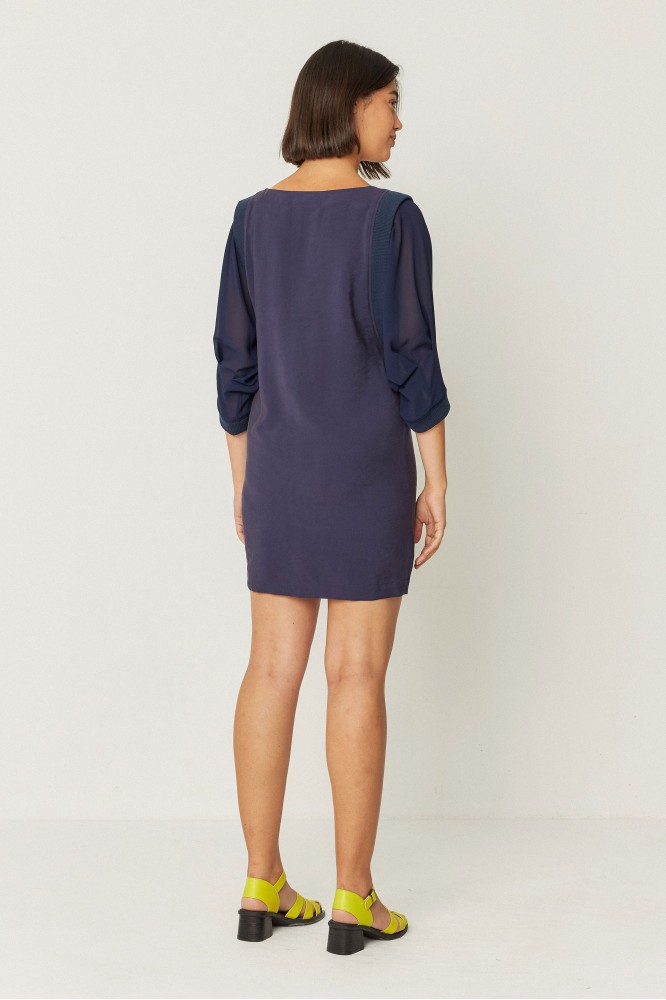 Jurk Adaie Navy Violet from The Blind Spot