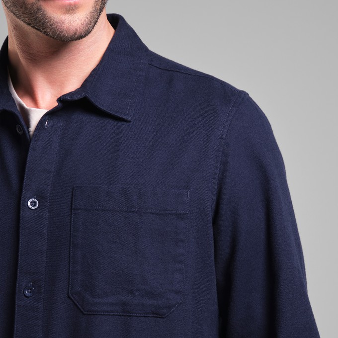 Shirt Rute Flannel Base Navy from The Blind Spot