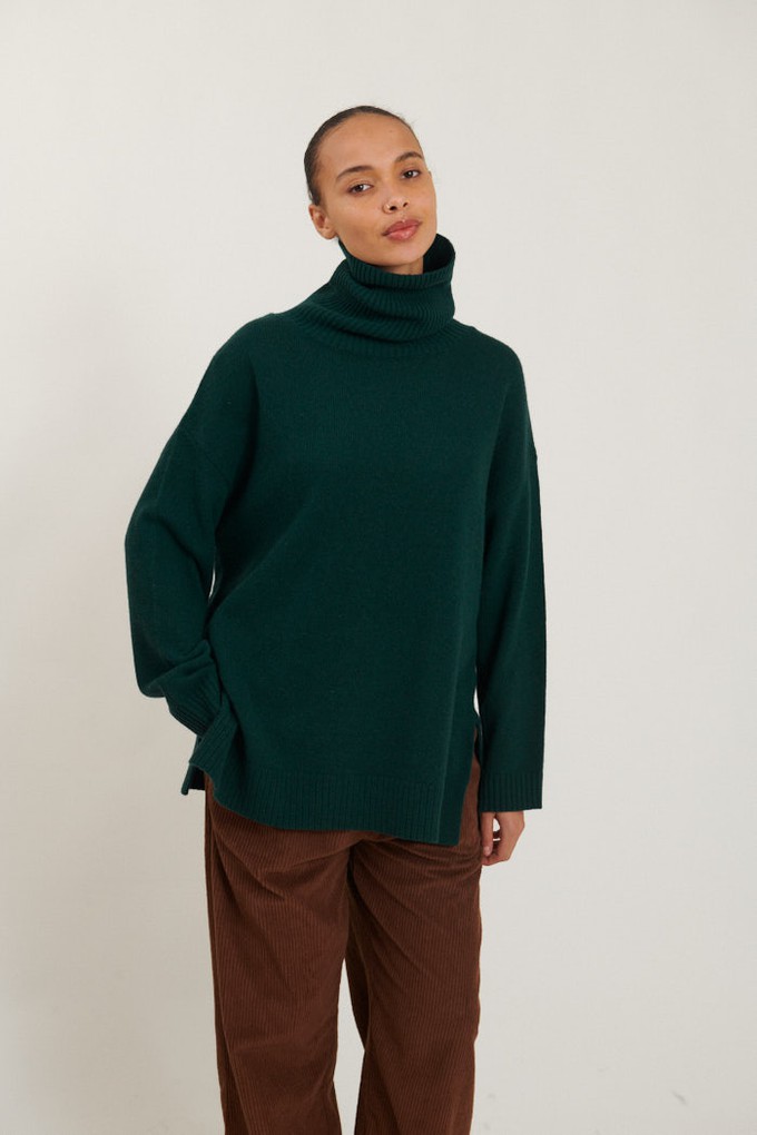 Sweater Line T-Neck Rain Forest from The Blind Spot