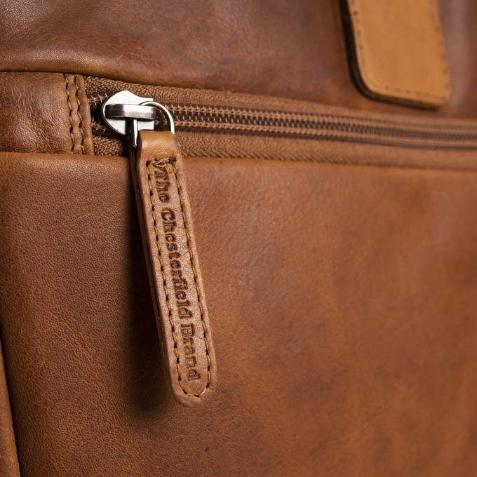 Leather Laptop Bag Cognac Seth - The Chesterfield Brand from The Chesterfield Brand