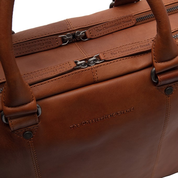 Leather Laptop Bag Cognac Boston - The Chesterfield Brand from The Chesterfield Brand