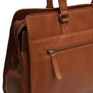 Leather Shopper Cognac Fidenza - The Chesterfield Brand from The Chesterfield Brand