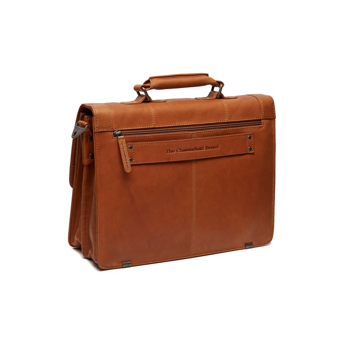 Leather Briefcase Cognac Stuttgart - The Chesterfield Brand from The Chesterfield Brand