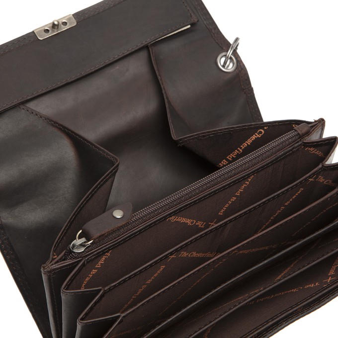 Leather Waiter Wallet Brown Elba - The Chesterfield Brand from The Chesterfield Brand