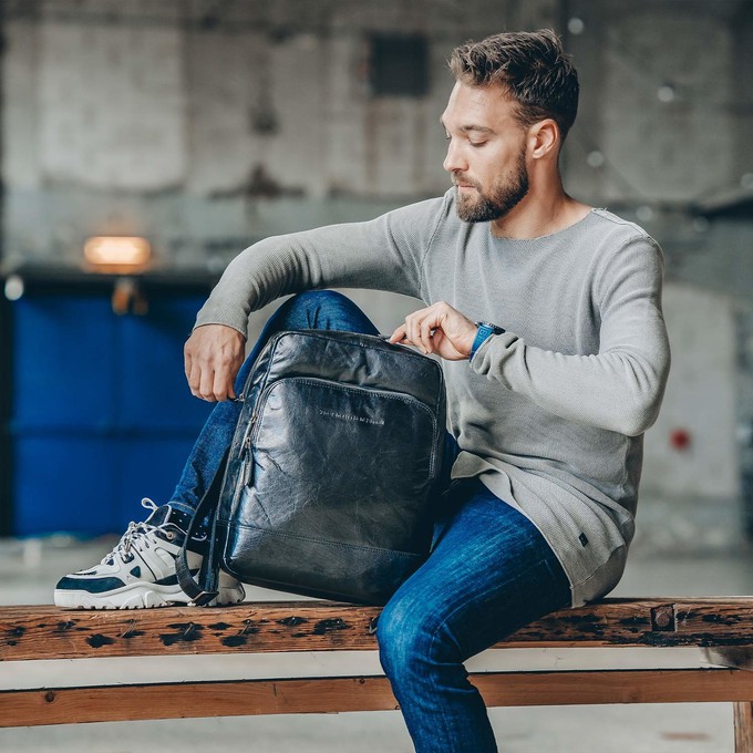 Leather Backpack Black Mack - The Chesterfield Brand from The Chesterfield Brand